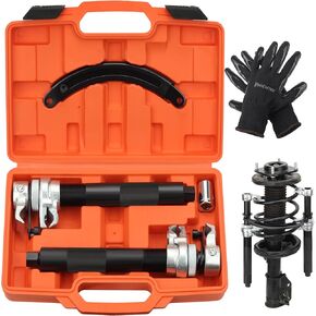 2pcs Coil Spring Compressor Tool, Heavy Duty Macpherson Strut Spring Compressor with Bracket for Car Truck ATV UTV, 2200 LB Capacity