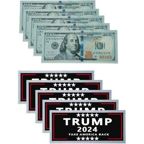 100 Pack Trump 2024 100 Dollar Bills,Trump 100 Dollar Bills Prank Money Bills 2024 Joke Prank Funny Money Bills, Small