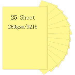 Pink Cardstock, Pinovk 25 Sheets 8.5 x 11 Thick Paper, 250gsm/92lb Card Stock Printer Paper for Halloween, Christmas, Invitations, Crafts, DIY Cards, Scrapbooking, and Stationery Printing