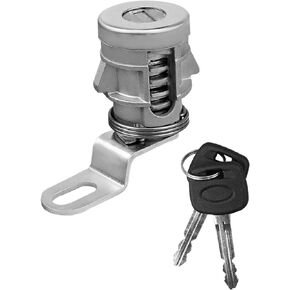 Tailgate Lock Cylinder with 2 Keys Fit for Toyota Tundra 2014-2021 Tacoma 2016-2022, Rear Trunk Door Lock Cylinders Kit Replace 69055-0C030 690550C030
