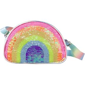 حقيبة محفظة للفتيات الصغيرات بألوان قوس قزح، حقيبة عصرية للفتيات الصغيرات بألوان قوس قزح، حقيبة عصرية للفتيات المراهقات، هدية للأطفال الصغار، هدية قوس قزح للفتيات in Kuwait