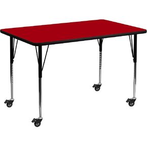 Flash Furniture 30x60 Yellow Activity table, 30" W x 60" L