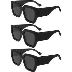 Oversized Square Polarized Sunglasses for Women Trendy Classic Large Frame Sunglasses Ladies Shades UV400 Protection