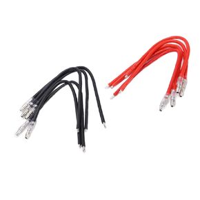 10pcs RC Motor Cables, 16AWG Silicone Wire Motor Connector Cables for 380/390/540/550 Brush Motors, Rc Cable Plugs Suitable for Scx10/Trx4/D90/Gen8 Remote Control Cars