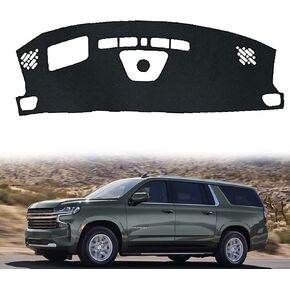 Dashboard Cover Dash Cover Mat Pad Custom Fit for 2021-2024 2025 Chevy Suburban Accessories,Dashboard Protector Anti Glare for Chevrolet Suburban