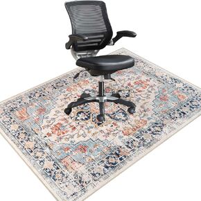 Homcomoda Chair Mat for Hardwood Floor 47"x59" Desk Chair Mat for Hardwood Floor Non Slip Desk Rug for Rolling Chair Computer Chair Mat for Carpet Floor
