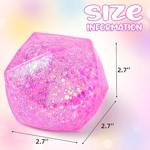 Fidget Cube Stress Balls, Ice Sensory Squishy Toys Stress Cube for Kids and Adults Anxiety Relief, Malt Sugar Squishy Ball Fidget Toys, Squeeze Cube Stress Toy for Students Calming (Red) in Saudi Arabia