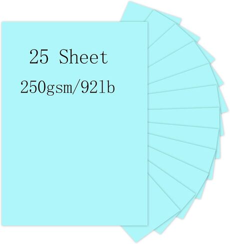 Pink Cardstock, Pinovk 25 Sheets 8.5 x 11 Thick Paper, 250gsm/92lb Card Stock Printer Paper for Halloween, Christmas, Invitations, Crafts, DIY Cards, Scrapbooking, and Stationery Printing in Saudi Arabia