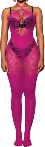 Body Stockings For Women Sexy Lingerie, Fits 0-16, Fishnet Bodysuit Glow Party Rave Club, Dancer Outfits Exotic Sets in Saudi Arabia