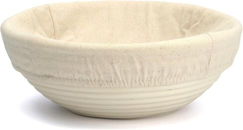 Banneton Bread Proofing Basket, 9 inch Round Sourdough Starter Kit for Baking Fermentation, Bread Making Supplies Tools Set, Sourdough Bread Baking Supplies Accessories, Rattan Basket Gift Set in Saudi Arabia