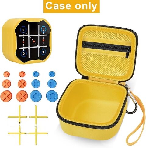 GWCASE Case Compatible with GiiKER Tic Tac Toe Bolt Game 3-in-1 Handheld Puzzle Console, Fidget Toys Board Games Storage Organizer Holder Box for Kids and Adults (Bag Only) in Saudi Arabia
