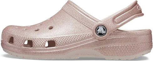 Crocs Kids Classic Glitter Clogs, Quartz Glitter, 5 Big Kid in Saudi Arabia