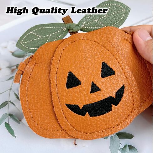 Cute Pumpkin Toddler Purse for Girls，Exquisite Leather Small Purse Crossbady Bag Girls Toddlers Birthday Gift in Saudi Arabia