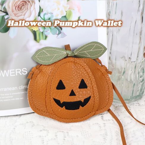 Cute Pumpkin Toddler Purse for Girls，Exquisite Leather Small Purse Crossbady Bag Girls Toddlers Birthday Gift in Saudi Arabia