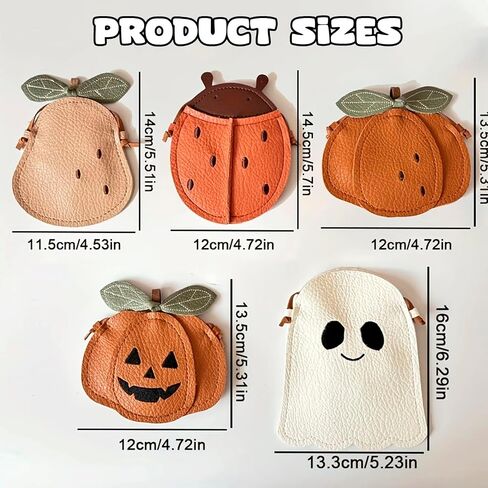 Cute Pumpkin Toddler Purse for Girls，Exquisite Leather Small Purse Crossbady Bag Girls Toddlers Birthday Gift in Saudi Arabia