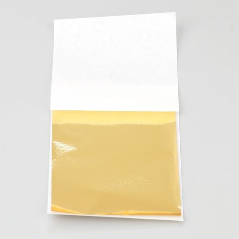 BARNABAS BLATTGOLD Imitation Gold Leaf Sheets - Gold Foil Sheets for Arts and Crafts,Gilding, Furnitures, Paintings, Nails 8x8.5cm, 200 Sheets in Saudi Arabia