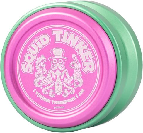 Yozean Yo-Yo Squid Tinker Metal Professional Unresponsive Yoyo 1A, Ice Blue in Saudi Arabia