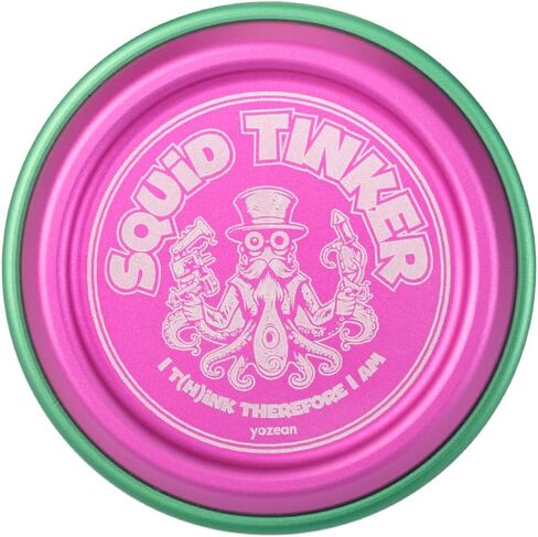 Yozean Yo-Yo Squid Tinker Metal Professional Unresponsive Yoyo 1A, Ice Blue in Saudi Arabia