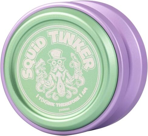 Yozean Yo-Yo Squid Tinker Metal Professional Unresponsive Yoyo 1A, Ice Blue in Saudi Arabia