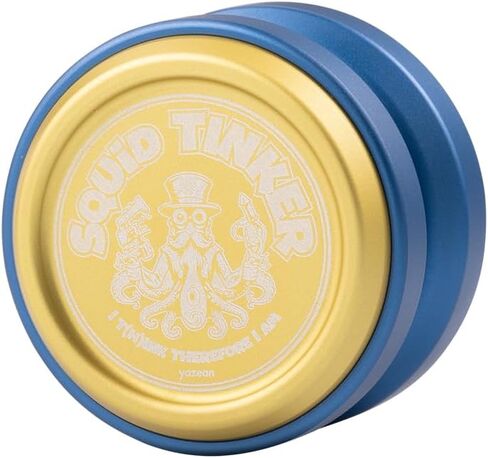 Yozean Yo-Yo Squid Tinker Metal Professional Unresponsive Yoyo 1A, Ice Blue in Saudi Arabia