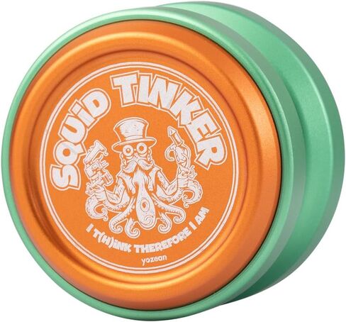 Yozean Yo-Yo Squid Tinker Metal Professional Unresponsive Yoyo 1A, Ice Blue in Saudi Arabia