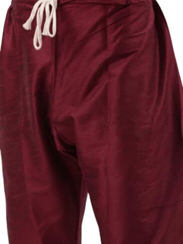 Sojanya (Since 1958 Men Silk Blend Maroon Kurta Pyjama & Silk Blend Nehrujacket Set in Saudi Arabia