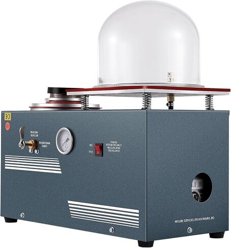 VEVOR Vacuum Investing Casting 2L Vacuum Casting Machine with 3 CFM Pump Casting and Investing Machine for Invested Flasks and RTV Molds in Saudi Arabia