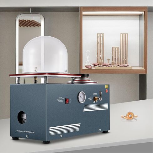 VEVOR Vacuum Investing Casting 2L Vacuum Casting Machine with 3 CFM Pump Casting and Investing Machine for Invested Flasks and RTV Molds in Saudi Arabia