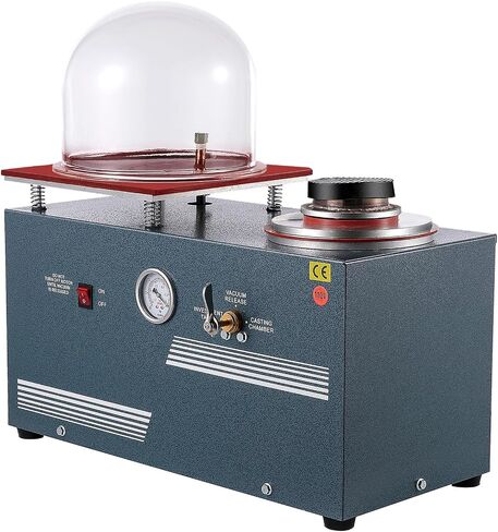 VEVOR Vacuum Investing Casting 2L Vacuum Casting Machine with 3 CFM Pump Casting and Investing Machine for Invested Flasks and RTV Molds in Saudi Arabia