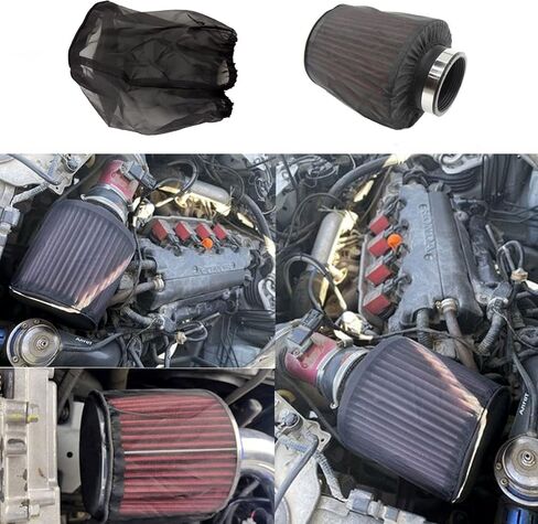Air Filter Protective Cover, Universal Air Intake Filter Sock Cover Air Cleaner Protective Cover forHigh Flow Air Intake Filters (Small) in Saudi Arabia