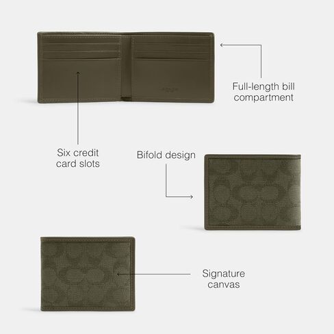 Coach Men's Slim Billfold in Saudi Arabia