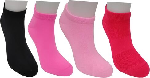 ömer & zeki Socks, 4 Pair Pink Cotton Blend, Sizes 5-8 in Saudi Arabia