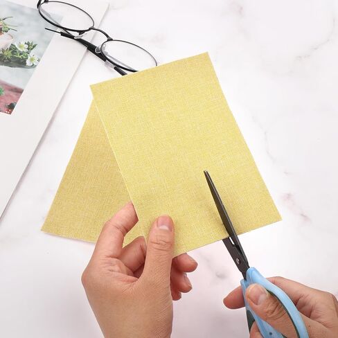 6 Pcs Fabric Repair Patch Linen Couch Fabric Patch Self Adhesive Leather Repair Patch 6 X 4 Inch Couch Patch Repair Fabric for Sofas, Furniture, Bags, Car Seats (Beige) in Saudi Arabia