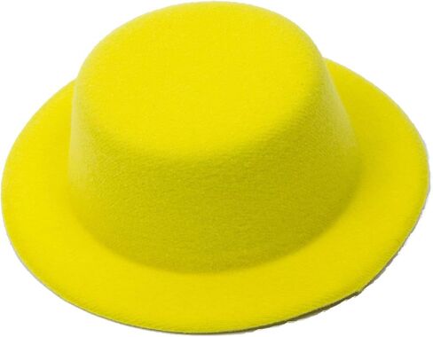 Mini Top Hat Fascinator Base - 5" Diameter with Hair Clips in Saudi Arabia