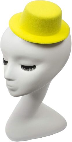 Mini Top Hat Fascinator Base - 5" Diameter with Hair Clips in Saudi Arabia