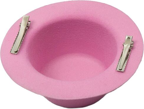 Mini Top Hat Fascinator Base - 5" Diameter with Hair Clips in Saudi Arabia