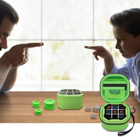 GWCASE Case Compatible with GiiKER Tic Tac Toe Bolt Game 3-in-1 Handheld Puzzle Console, Fidget Toys Board Games Storage Organizer Holder Box for Kids and Adults (Bag Only) in Kuwait