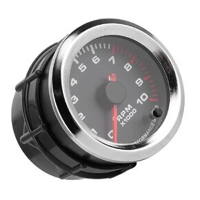 Unifizz Universal Tachometer, 2in 10,000 RPM 7 Colors LED Shift Light Tachometer Gauge for 4, 6, 8 Cylinder Gas Powered Engines