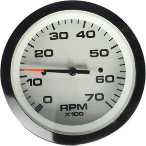 Sierra International 65693P Lido 0-7000 Rpm Dial Range Electric Tachometer for O/B & 4-Stroke Gas Engines, 3"