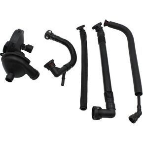 5 PCS PCV Crankcase Vent Valve & Breather Hose Kit Crankcase Ventilation Valve Oil Separator Hose Fits for BMW Vehicles E46, E39, E60, 320i, 323i, 325, 325i, 325ci,328i, 330i, 330ci, 330xi, 525i, 528i