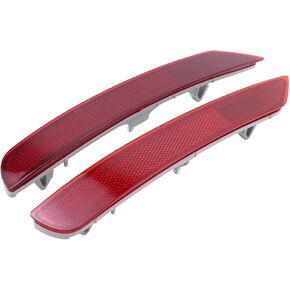 ApplianPar 2Pcs Rear Left and Right Side Bumper Trim Reflector for Forester 2009-2018