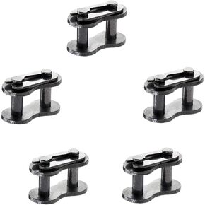 428H Drive Chain Repair Master Connector Split Link for 50cc 70cc 90cc 110cc 125cc 150cc ATV Quad Scooter Motorcycle Go Kart Moped Pit Dirt Pocket Mini Bike TaoTao Buyang Sunl 428 Pack of 5