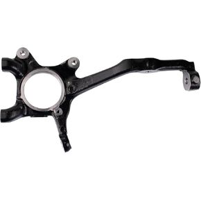 TRQ Front Left Steering Knuckle Black Drivers Side Compatible with 2005-2019 Toyota Tacoma