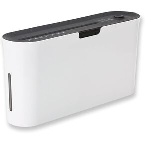 Asmix B03W Asuka Cross Cut Shredder, Slim Tabletop Design, 10 Minutes Continuous, Shredding Up to 3 Sheets, White