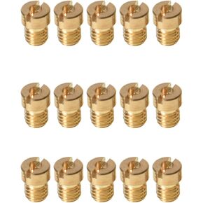 16 PCS Carburetor Carb Main Jets Replacement for Scooters Atvs Karts with 125CC 150CC GY6 Motors