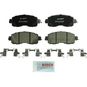 BOSCH BC1650 QuietCast Premium Ceramic Disc Brake Pad Set - Compatible With Select Nissan Altima, Leaf; FRONT