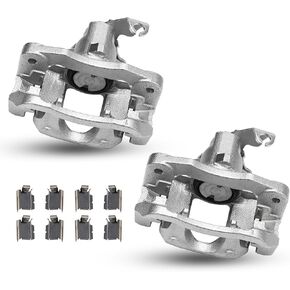 Rear Left & Right Disc Brake Caliper Both Side Caliper For 2008-2012 Chrysler Town & Country For 2008-2012 Dodge Grand Caravan For 2012 Ram C/V For 2009-2012 Volkswagen Routan 18B5080 18B5081