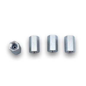 3/8 x 24 Inverted Brake Line Union for 3/16" Tube, Pack of 4