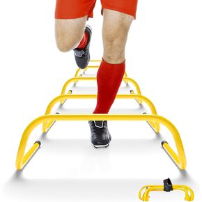 Yes4All Agility Speed Training Agility Hurdles for Athletes - 5 Pack - Speed and Agility Training Equipment for Soccer Basketball Football Hurdle Training