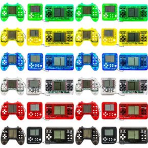 36 حزمة من سلسلة مفاتيح ألعاب الفيديو الصغيرة المربعة المحمولة لألعاب الفيديو للأطفال في أعياد الميلاد وحفلات ألعاب الفيديو المفضلة لحشو حقيبة جودي (نمط اللون 2) in Kuwait